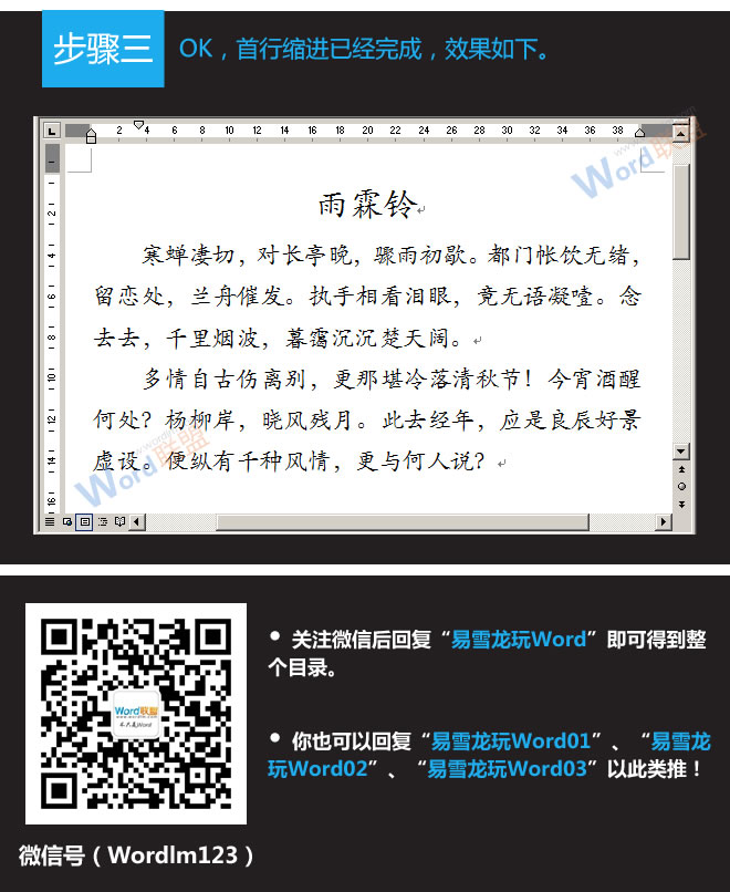 word文档首行缩进 Word2003如何设置首行缩进