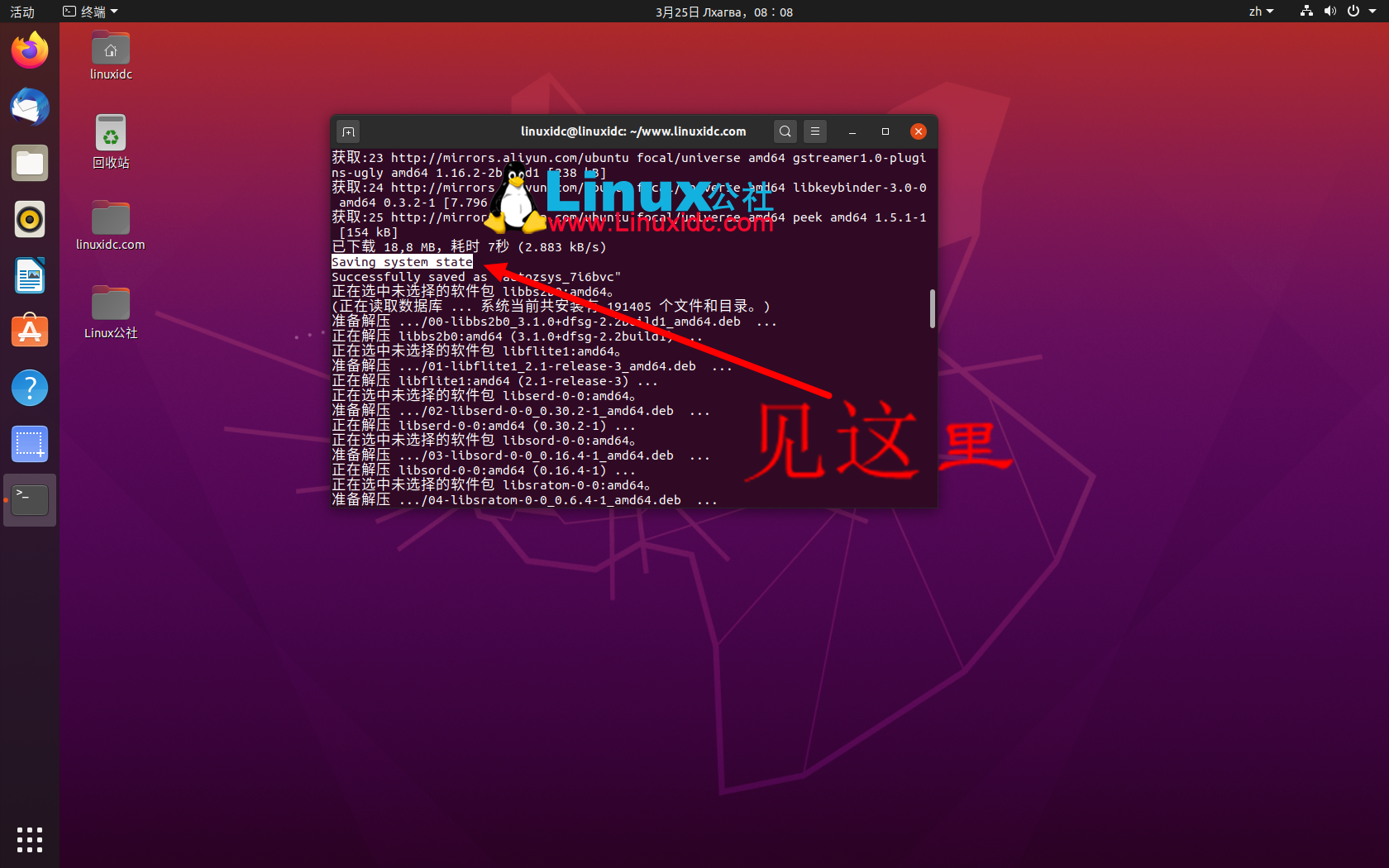 在 Ubuntu 20.04 中测试 ZFS + Zsys 自动 APT快照