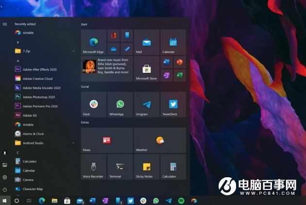 微软 Win10 2020 年 10 月更新详情：开始菜单更精致、更智能的账户登录