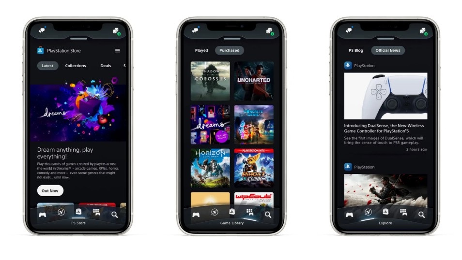 索尼 PlayStation 新版 App 发布：界面 UI 更新支持 PS5 远端遥控