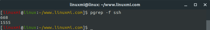 理解Linux中的pgrep命令