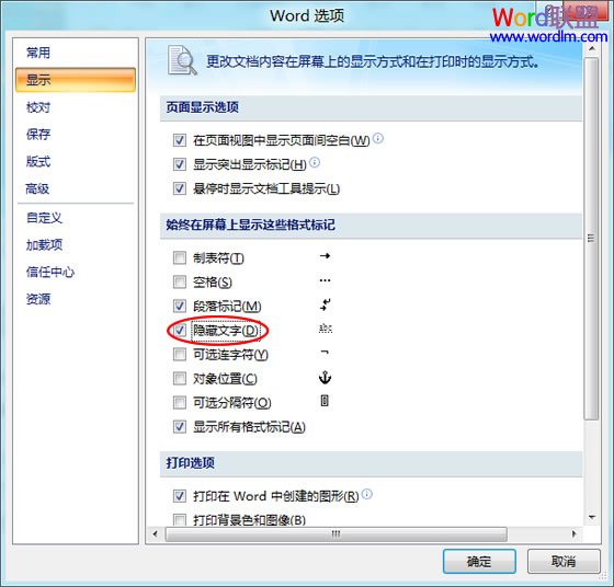 Word文档怎么隐藏文字 Word2007文档中隐藏文字的设置方法