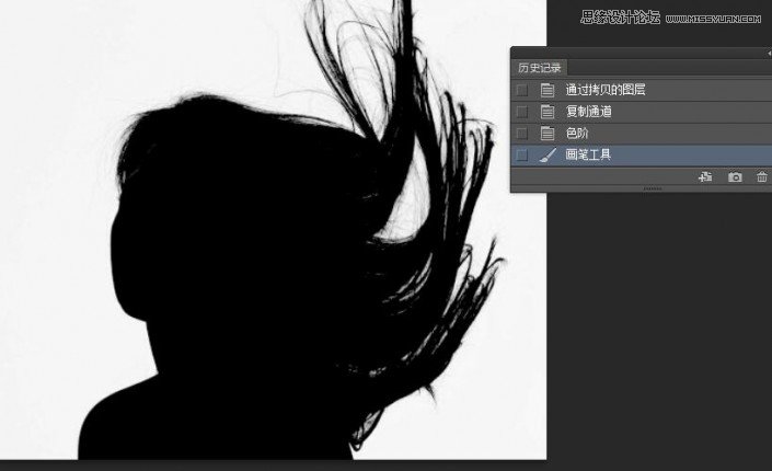 简单使用PS通道抠出人像头发丝