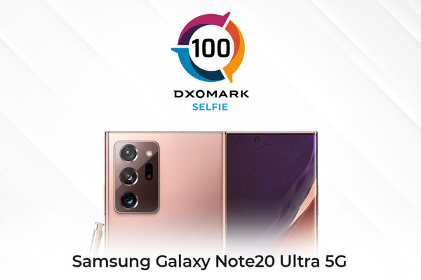 DXO公布三星Note20 Ultra前摄评分：100分 排名第四