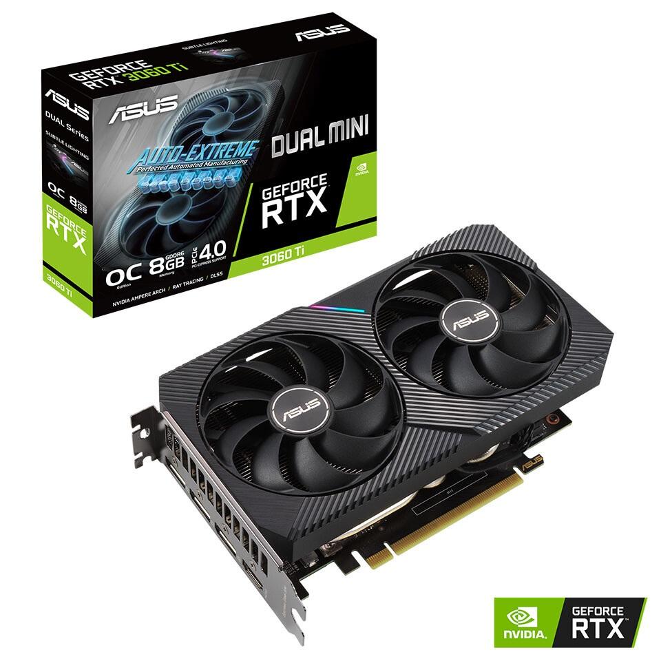 华硕发布 RTX 3060 Ti Dual mini 显卡：不到 20cm 长