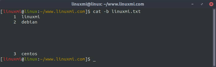 如何使用Linux cat命令