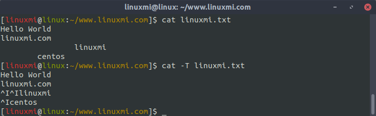 如何使用Linux cat命令