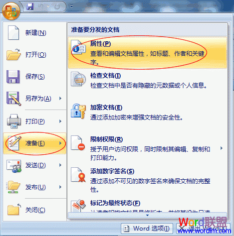 设置文档个人信息 Microsoft Word2007如何设置文档的个人信息