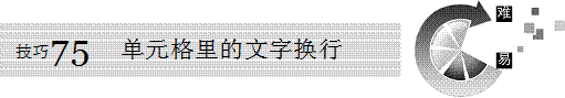 excel单元格文字换行excel单元格文字如何换行