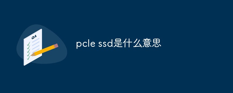 pcle ssd是什么意思