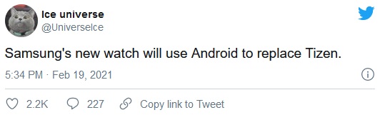 消息称三星下代 Galaxy Watch 将抛弃 Tizen，采用 Android 系统