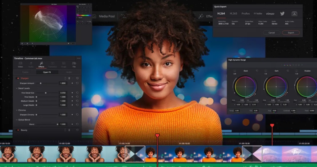 视频调色软件 DaVinci Resolve 17 正式版发布：超 300 项新增和改进