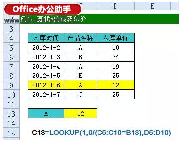 excel lookup模糊查找 使用lookup函数进行模糊查找的实例教程