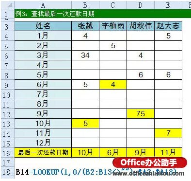 excel lookup模糊查找 使用lookup函数进行模糊查找的实例教程