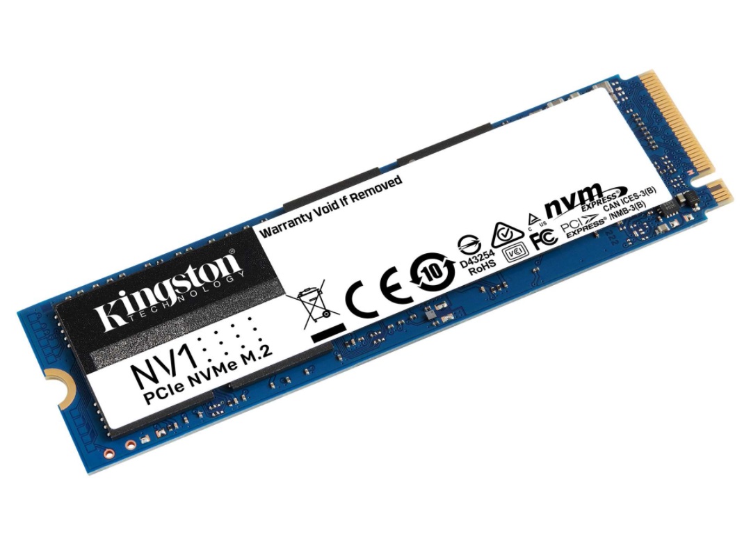 金士顿发布 NV1 NVMe 固态硬盘：顺序读取 2100MB/s