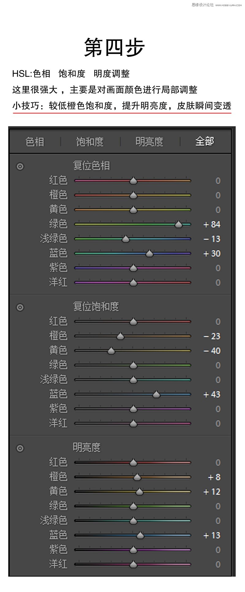 PS结合LR制作外景人像甜美的日系效果