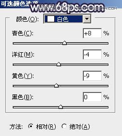 PS调出河道边女孩唯美紫色艺术效果