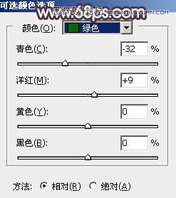 PS调出河边美女梦幻橙色调效果