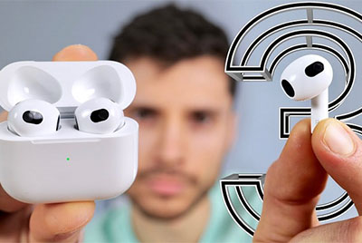 山寨AirPods 3开箱：外形基于泄露的CAD渲染图