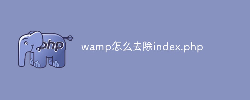 wamp怎么去除index.php