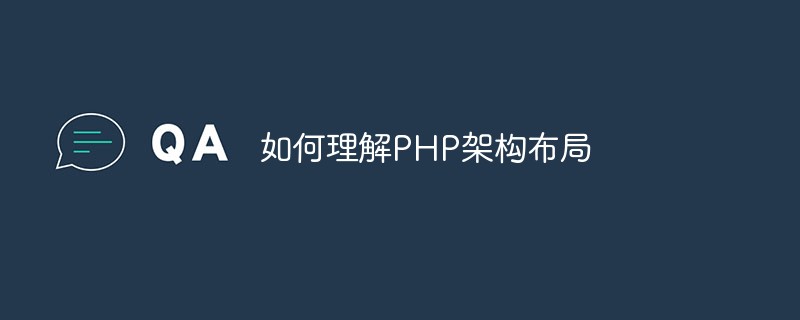 如何理解PHP架构布局