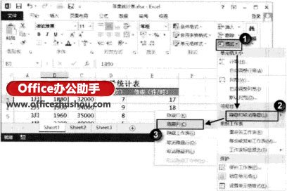 excel隐藏行列 Excel 2013中如何隐藏行列、工作表或单元格数据的方法