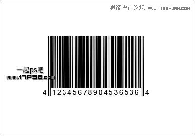 PS简单制作条形码新手教程