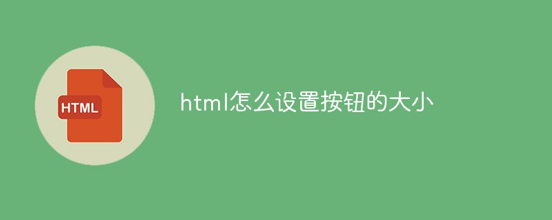 html怎么设置按钮的大小