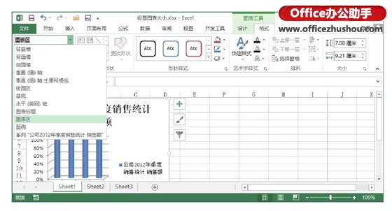 excel怎么制作图表对象 选择Excel图表中对象的操作方法