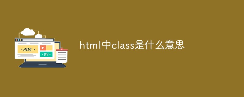 html中class是什么意思