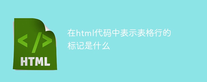 在html代码中表示表格行的标记是什么