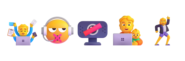 微软公布全新“流畅设计”Emoji：2D变3D 会动了