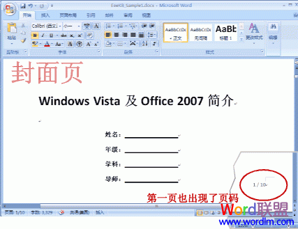 Word 论文页码 论文宝典之“Word 2007 论文页码轻松搞定”