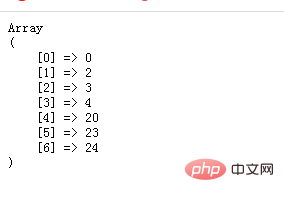 PHP数组学习之使用冒泡算法对元素进行升序排序！