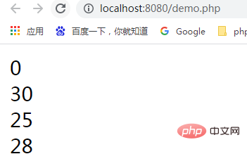 通过PHP从指定范围内的两个正整数值中找出最大值