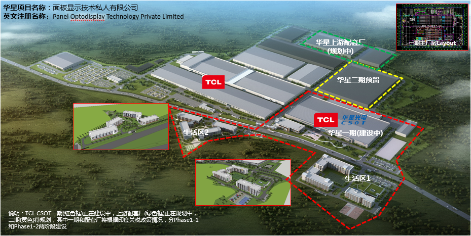 TCL 华星印度模组厂首台设备顺利搬入