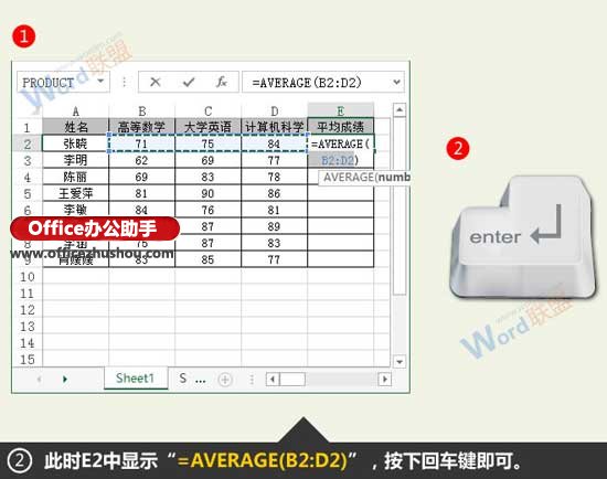 excel表格求平均值 Excel表格中求平均值的方法