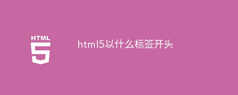 html5以什么标签开头