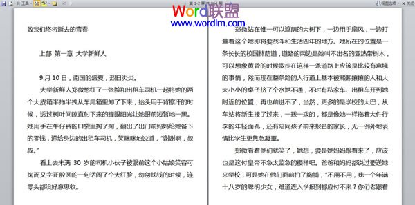 word阅读版式视图 阅读版式视图在Word2010中使用讲解