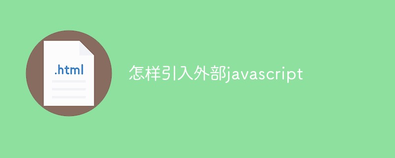 怎样引入外部javascript