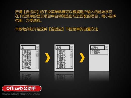 excel下拉菜单设置 Excel中自适应下拉菜单的设置方法