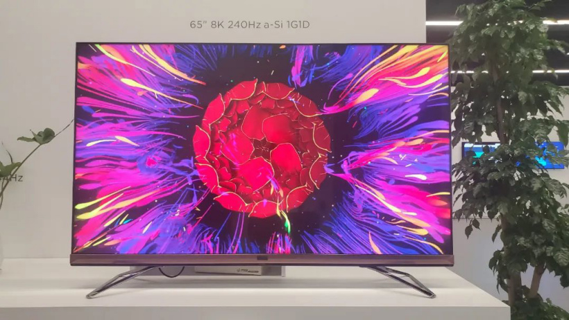 重大突破，京东方研发出 8K 240Hz a-Si 1G1D 大尺寸显示屏技术