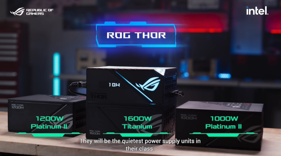 华硕 ROG 推出新款雷神电源，最高规格支持 1600W