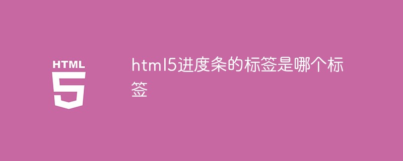 html5进度条的标签是哪个标签