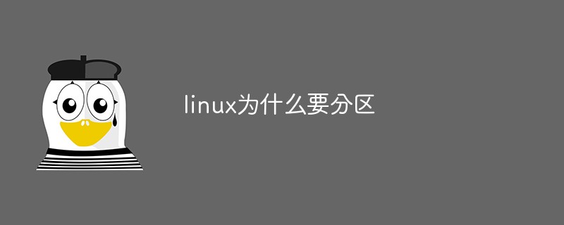 linux为什么要分区