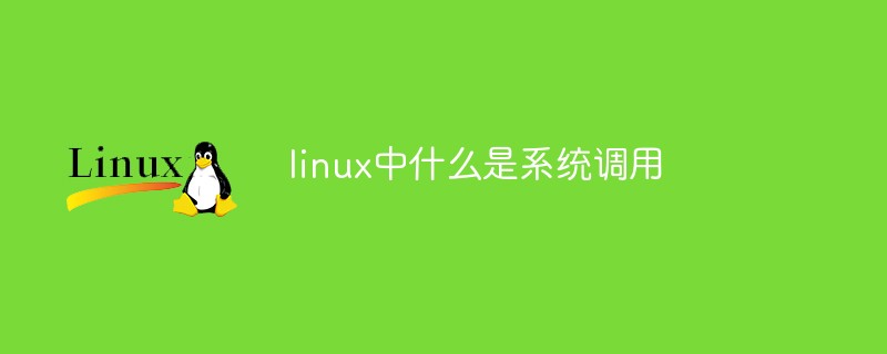 linux中什么是系统调用