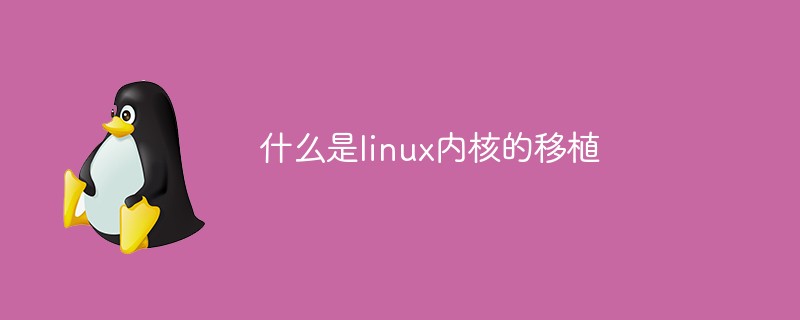 什么是linux内核的移植