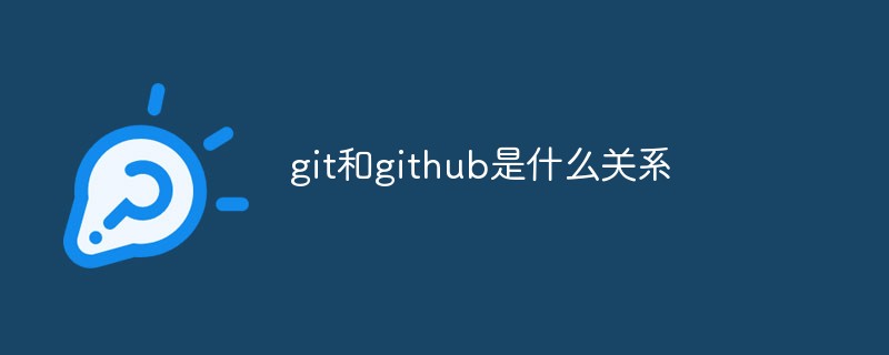 git和github是什么关系