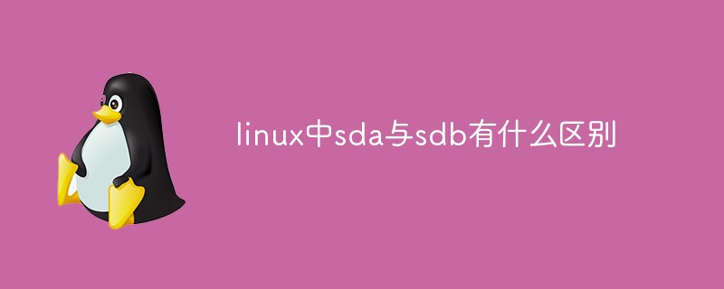 linux中sda与sdb有什么区别