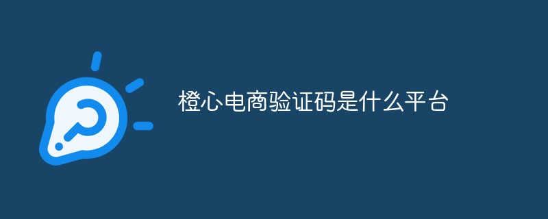 橙心电商验证码是什么平台